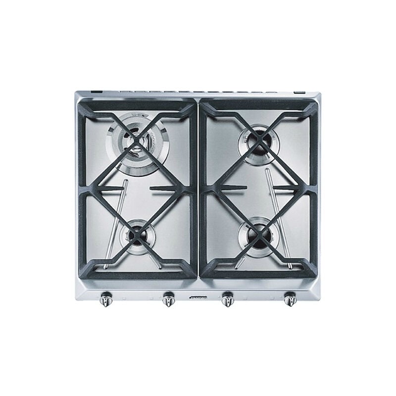 foto del prodotto smeg piano cottura inc 60cm 4f vs inox srv564gh3