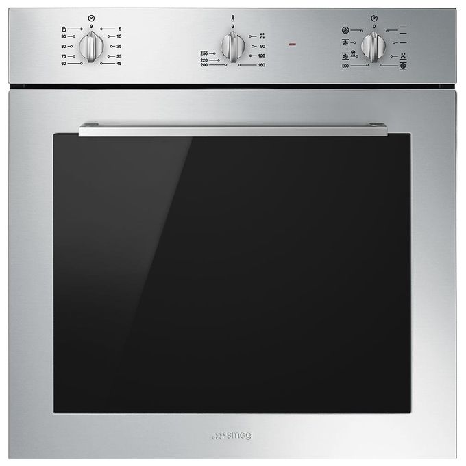 foto del prodotto smeg sf64m3tvx forno elettrico da incasso termoventilato vapor clean capacita' 70 litri 8 funzioni classe energetica a 60 cm inox antimpronta