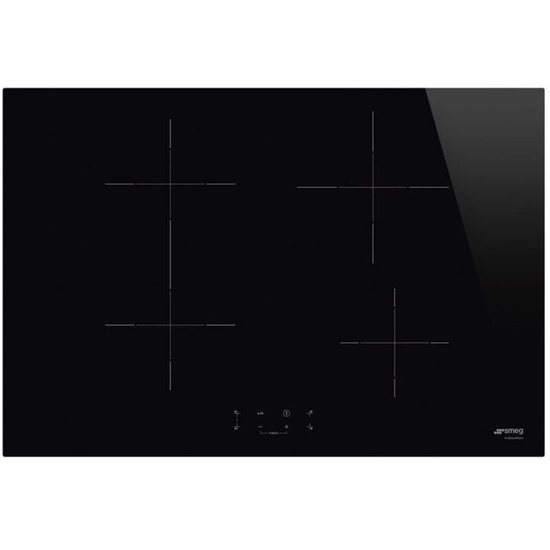 foto del prodotto smeg si1b2742d piano cottura 70cm induzione nero, zona bridge