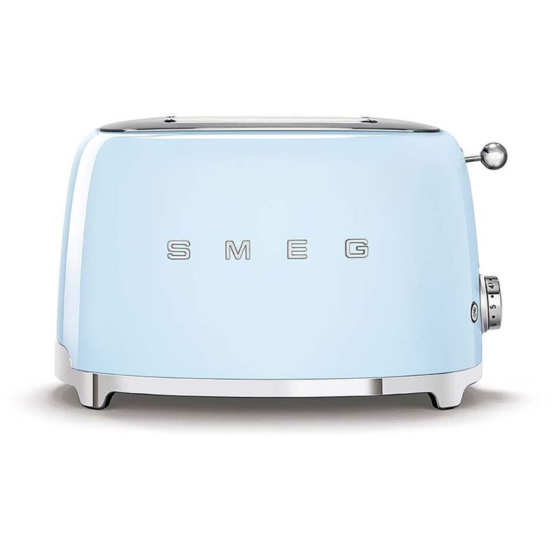 foto del prodotto smeg tostapane 50's style pollici azzurro lucido 2x2 pollici tsf01pbeu