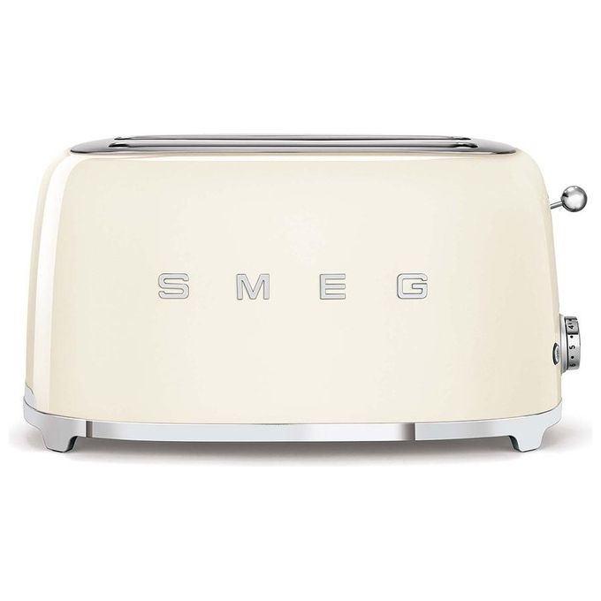 foto del prodotto smeg tostapane tsf02creu, 1500 w, acciaio inox, 2 fessure, crema 22x39x21cm