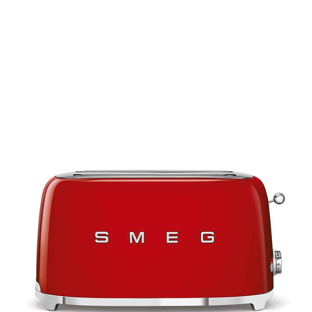 foto del prodotto smeg tsf02rdeu tostapane 4 fette estetica anni 50 colore rosso