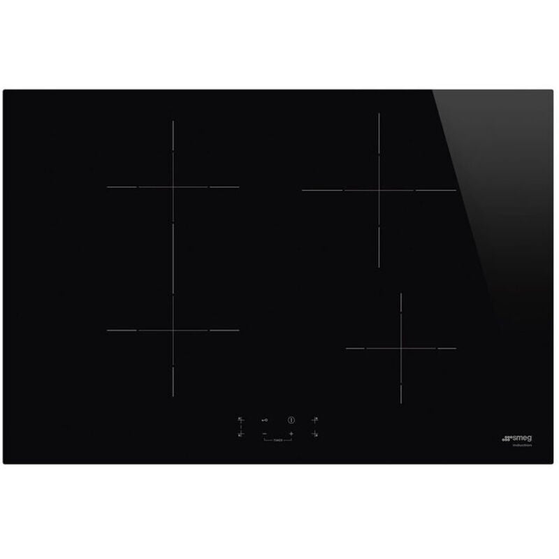 foto del prodotto smeg - universal si1b2742d piano cottura nero da incasso 75 cm a induzione 4 fornelli