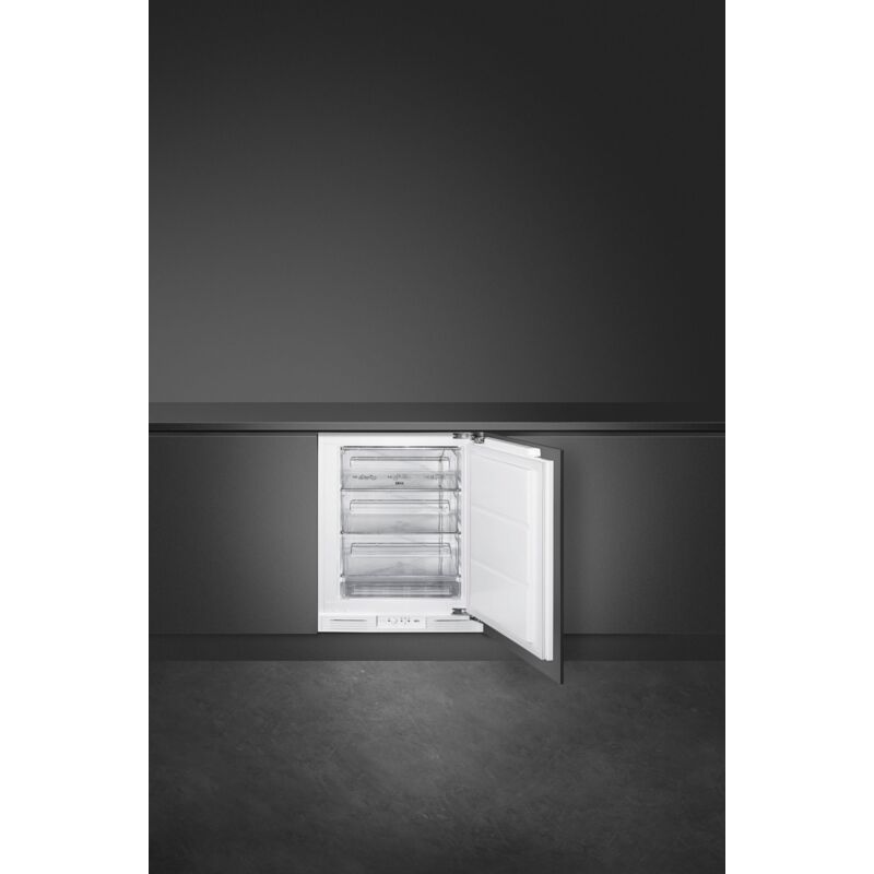 foto del prodotto smeg universale congelatori u8f082df1 bianco. capacit netta congelatore 95 l, classe climatica sn t, capacit di congelamento 7,1 kg 24h,