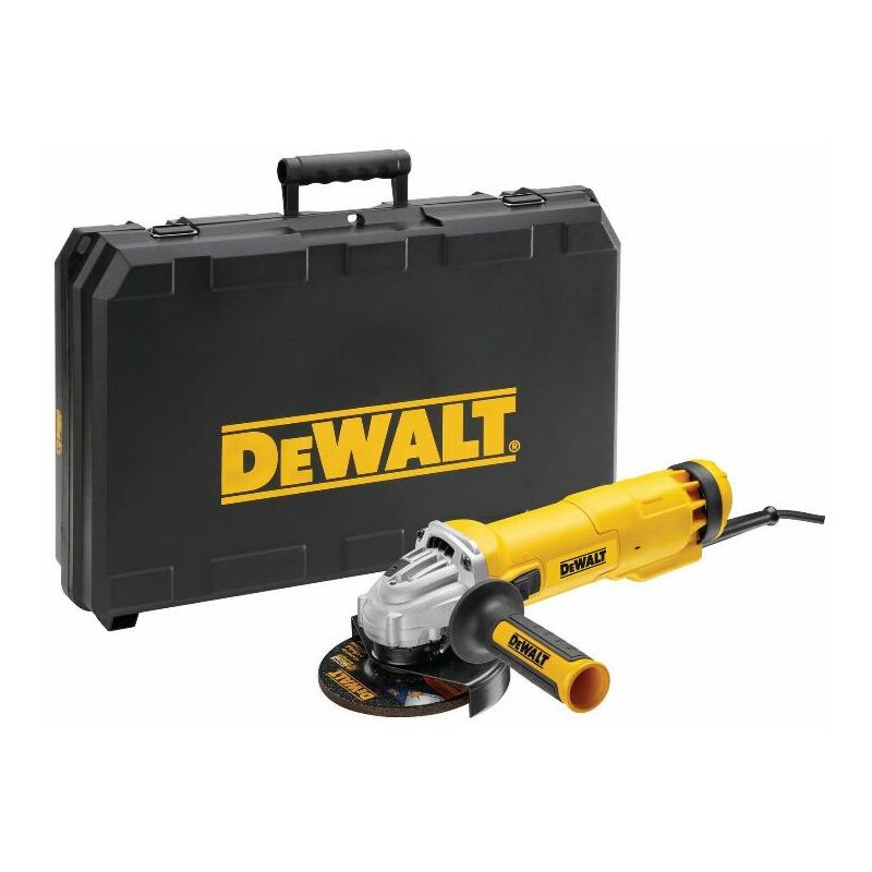 foto del prodotto smerigliatrice 1200 w 125 mm dewalt con interruttore a slitta disco diamantato dwe4217kd qs