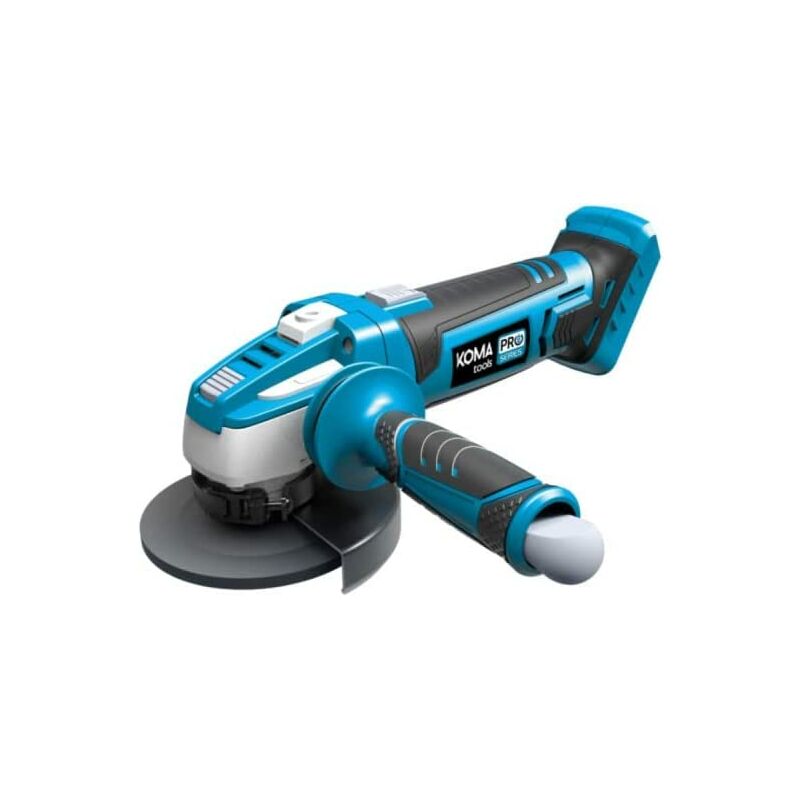 foto del prodotto smerigliatrice 20v senza batteria e caricatore 115mm 28,9x23,9cm koma tools pro series battery