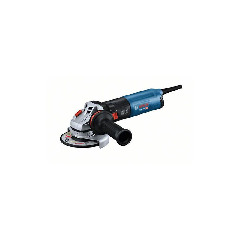 foto del prodotto smerigliatrice angolare 125 mm gws 14 125 s bosch in confezione 06017d0101