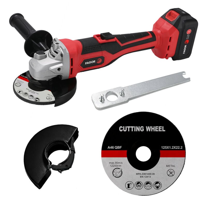 foto del prodotto smerigliatrice angolare a batteria 20v fgm26 fagor