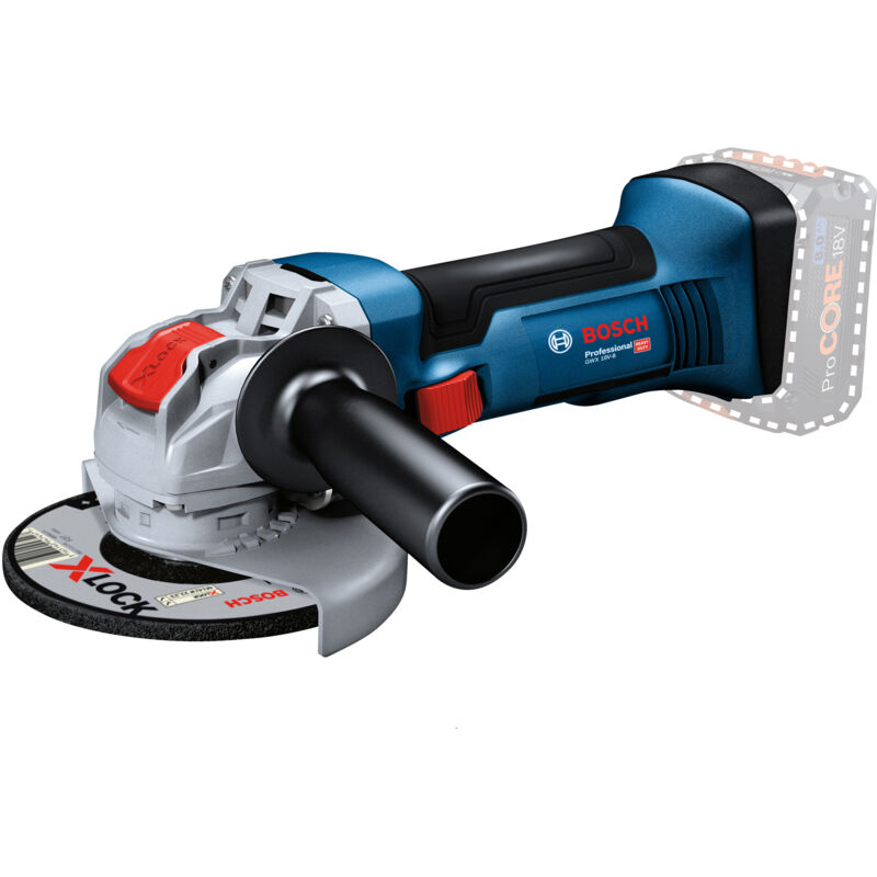 foto del prodotto smerigliatrice angolare a batteria bosch 18v gwx 18v-8 125 mm senza batteria senza caricabatteria in scatola