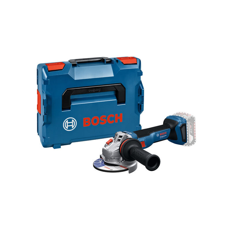 foto del prodotto smerigliatrice angolare a batteria bosch gws 18v 11 s senza batteria e caricabatterie in l boxx
