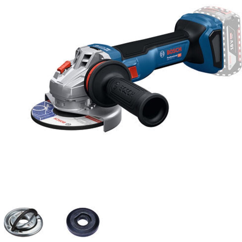 foto del prodotto smerigliatrice angolare a batteria bosch gws 18v 11 s senza batteria e caricabatterie in scatola