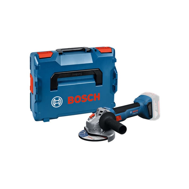 foto del prodotto smerigliatrice angolare a batteria bosch gws 18v 8 senza batteria e caricabatterie in l boxx