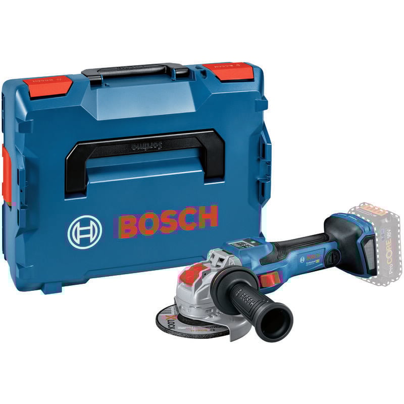 foto del prodotto smerigliatrice angolare a batteria bosch gwx 18v 15 sc biturbo con x lock senza batteria senza caricabatterie