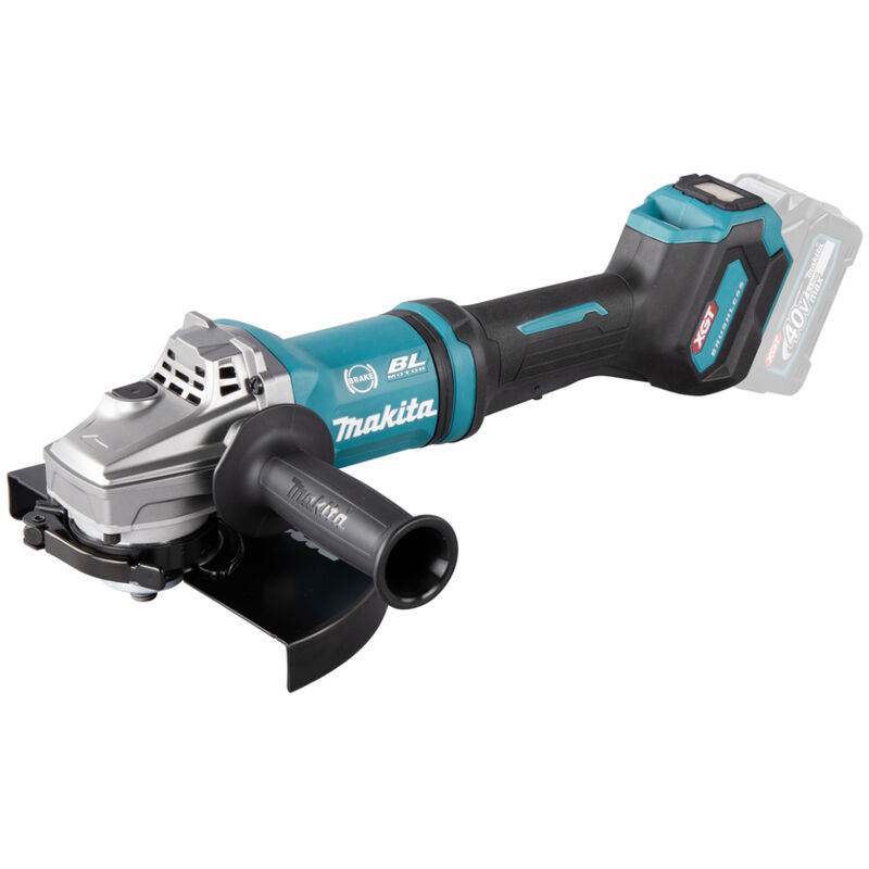 foto del prodotto smerigliatrice angolare a batteria makita ga038gz, 40v, 230 mm senza batteria e caricabatterie