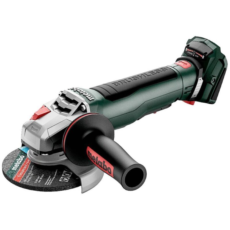 foto del prodotto smerigliatrice angolare a batteria metabo wpb 18 lt bl 11-125 quick 613059850 scatola