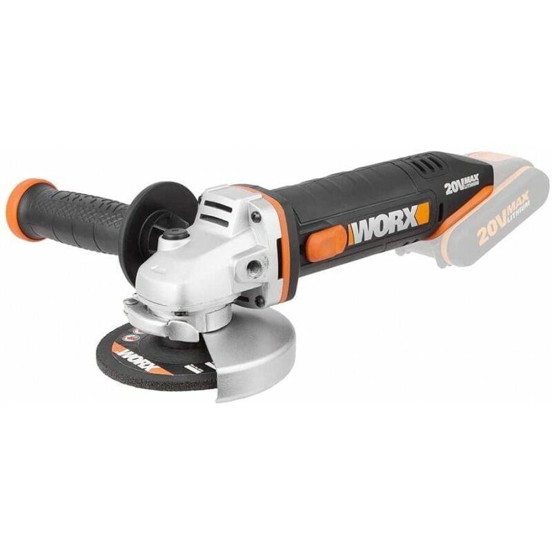 foto del prodotto smerigliatrice angolare batteria 20v solo corpo macchina worx wx800.9