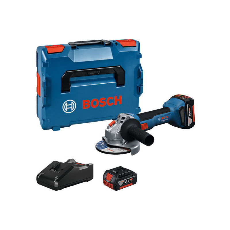 foto del prodotto smerigliatrice angolare bosch gws 18v 8 125mm 2 x 5,0 ah gal18v 40 l boxx 136 