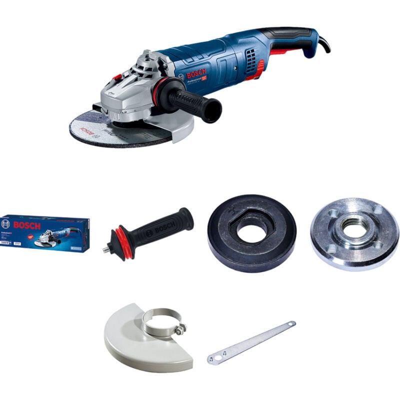 foto del prodotto smerigliatrice angolare bosch gws 24 230 jz in scatola