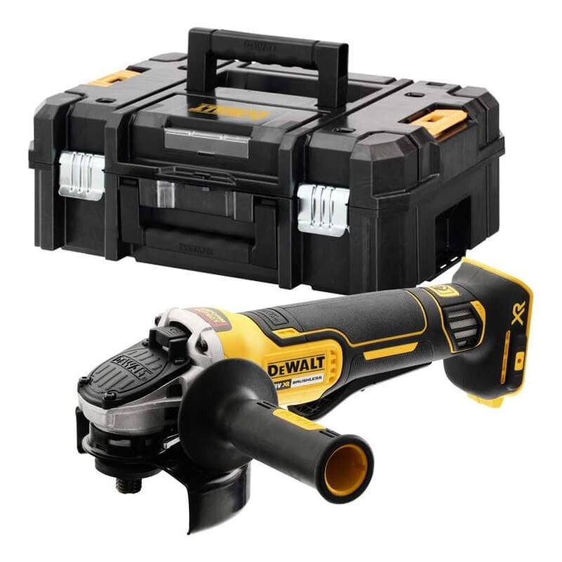 foto del prodotto smerigliatrice angolare dewalt dcg406nt 18v 125mm con interruttore a paletta