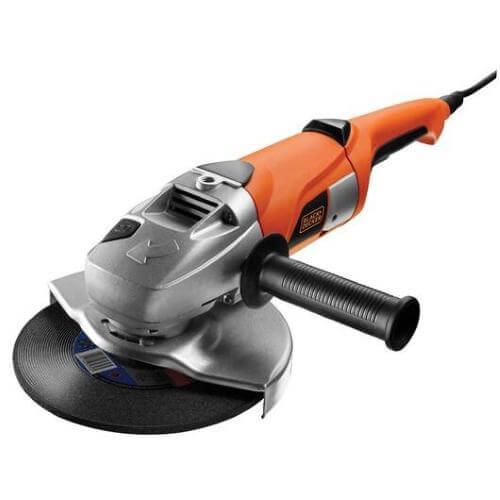 foto del prodotto smerigliatrice angolare elettrica 2000w black amp decker kg2000 qs disco 230mm