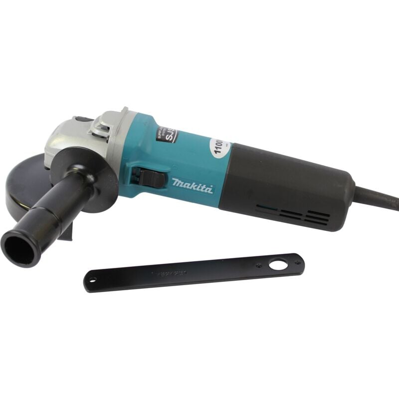 foto del prodotto smerigliatrice angolare makita 9565hrz 125mm 1100w in set in box
