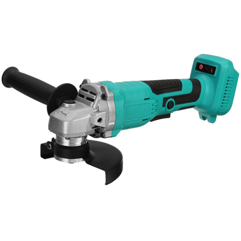 foto del prodotto smerigliatrice angolare rotazionale senza fili 18v 800 watt 125mm per batteria makita solo macchina verde