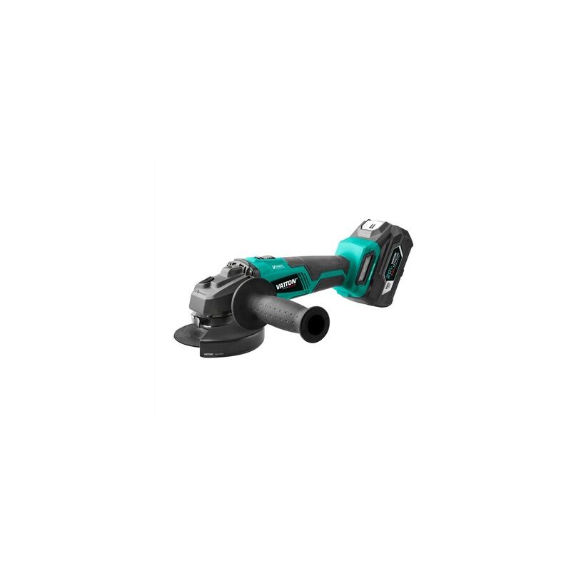 foto del prodotto smerigliatrice brushless per dischi 115 125mm 20v include batteria 4ah e caricabatterie 