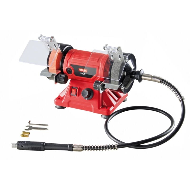 foto del prodotto smerigliatrice da banco combinata elettrica valex ex75 150 w