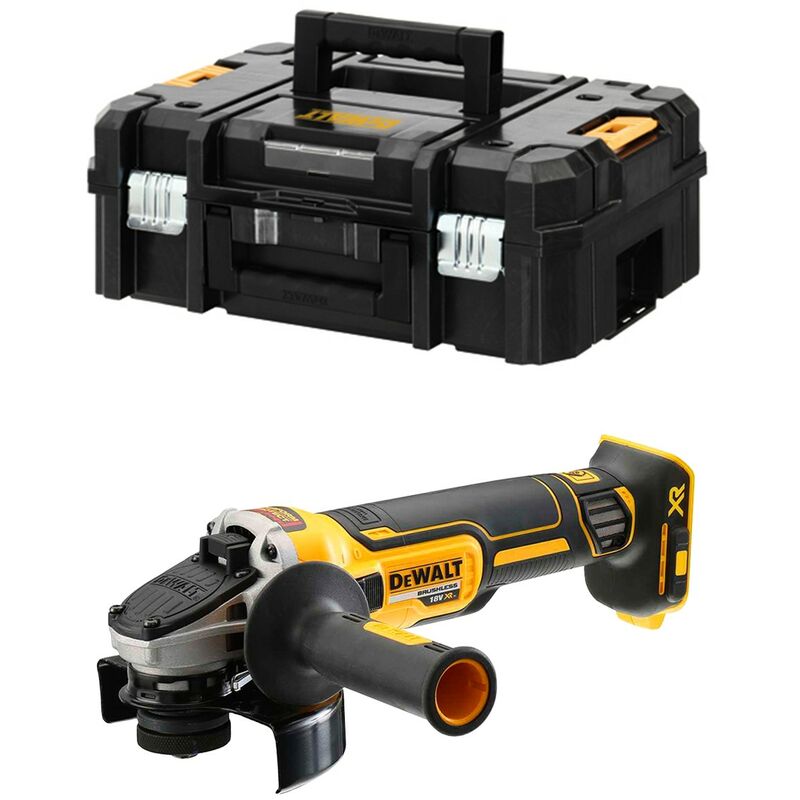foto del prodotto smerigliatrice dewalt brushless xr 125 mm senza batteria e caricabatterie dcg405nt