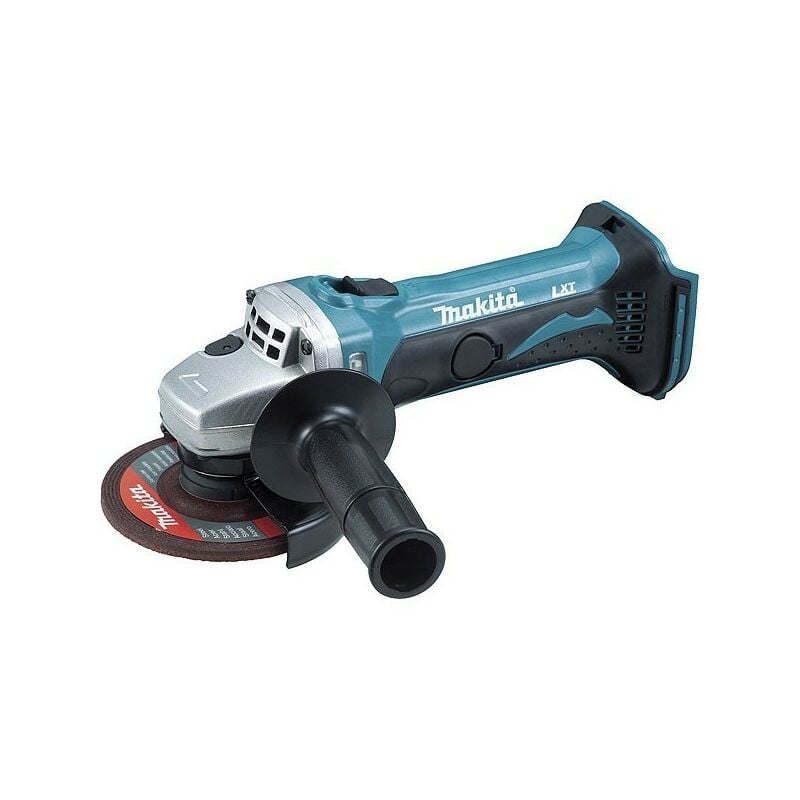 foto del prodotto smerigliatrice makita 115 mm 18v li ion senza batteria n caricabatterie dga452z