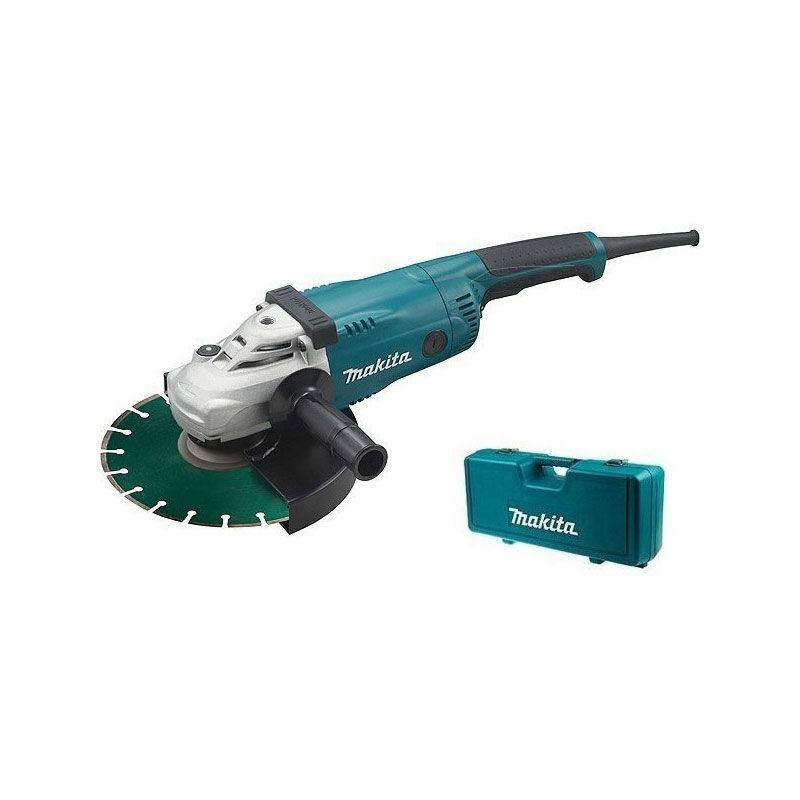 foto del prodotto smerigliatrice makita 230 mm 2400 w valigetta disco ga9030kdx2