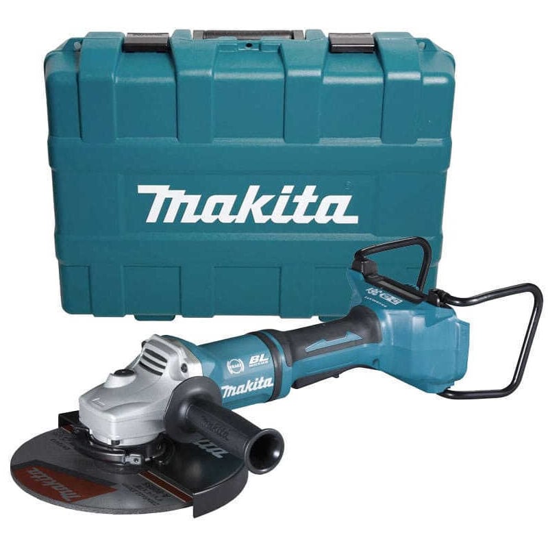 foto del prodotto smerigliatrice mm makita 36v 2x18v li ion senza batteria n caricabatterie dga900zk