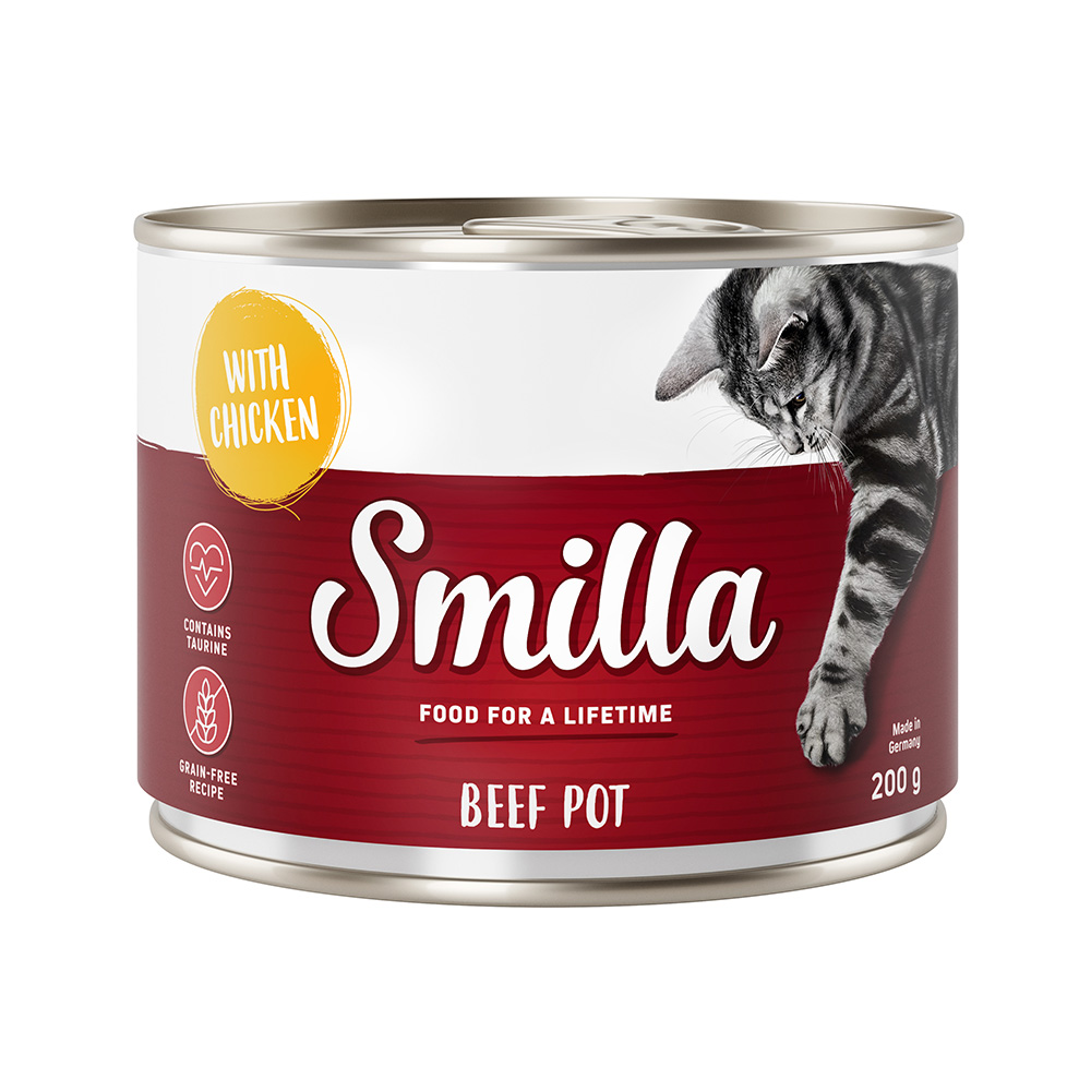 foto del prodotto smilla delizie al manzo 6 x 200 g umido gatto manzo con pollo