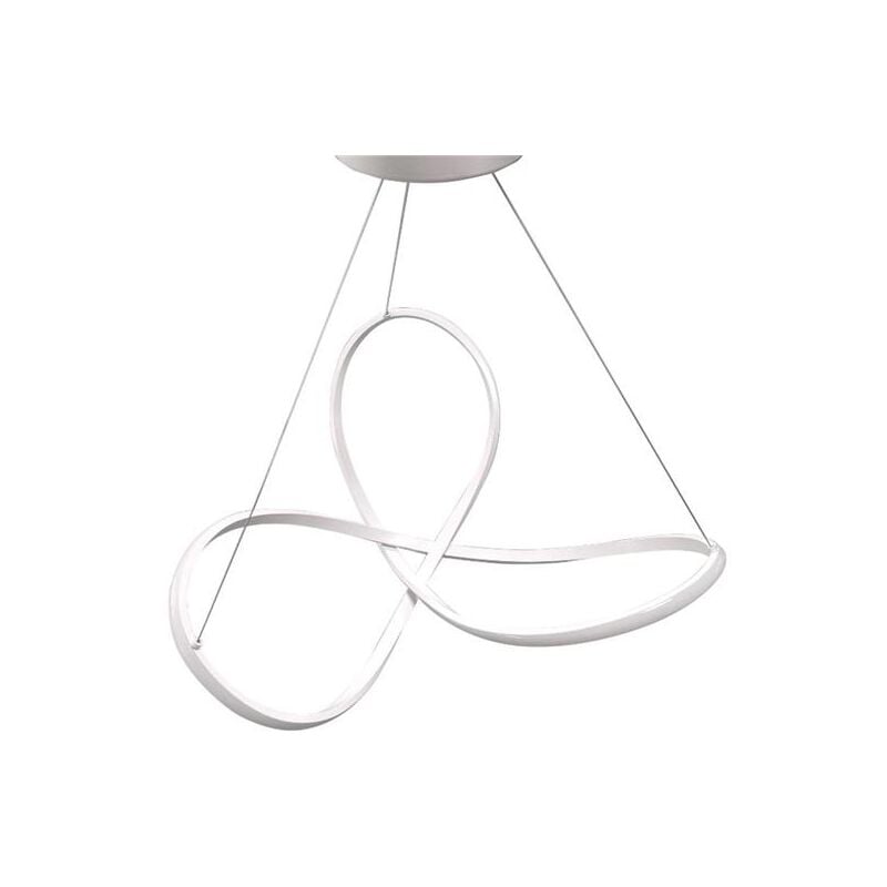 foto del prodotto smilla lampada a sospensione led da 45w 4800lm 4000k in colore bianco