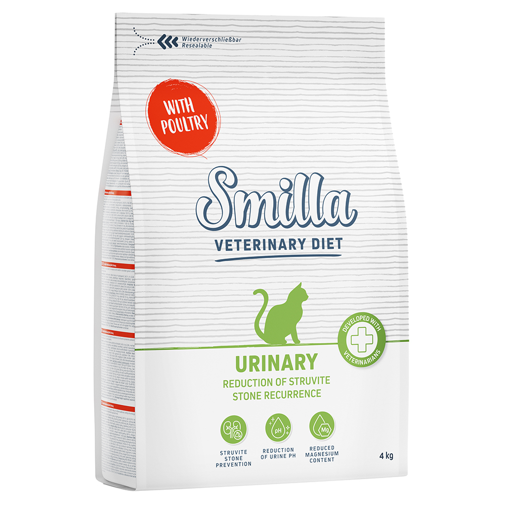 foto del prodotto smilla urinary veterinary pollame crocchette gatto 4 kg