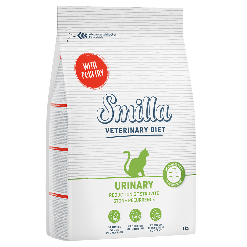 foto del prodotto smilla urinary veterinary pollame crocchette gatto - set 2 x 10 kg