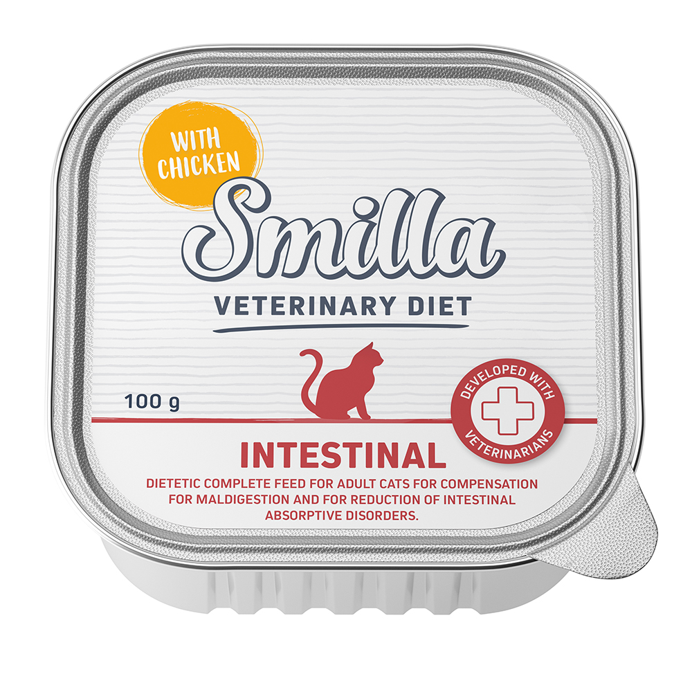 foto del prodotto smilla veterinary diet intestinal pollo umido gatto 8 x 100 g