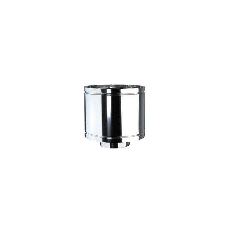 foto del prodotto smmo comignolo in acciaio per stufe a pellet doppia parete 200 250 mm