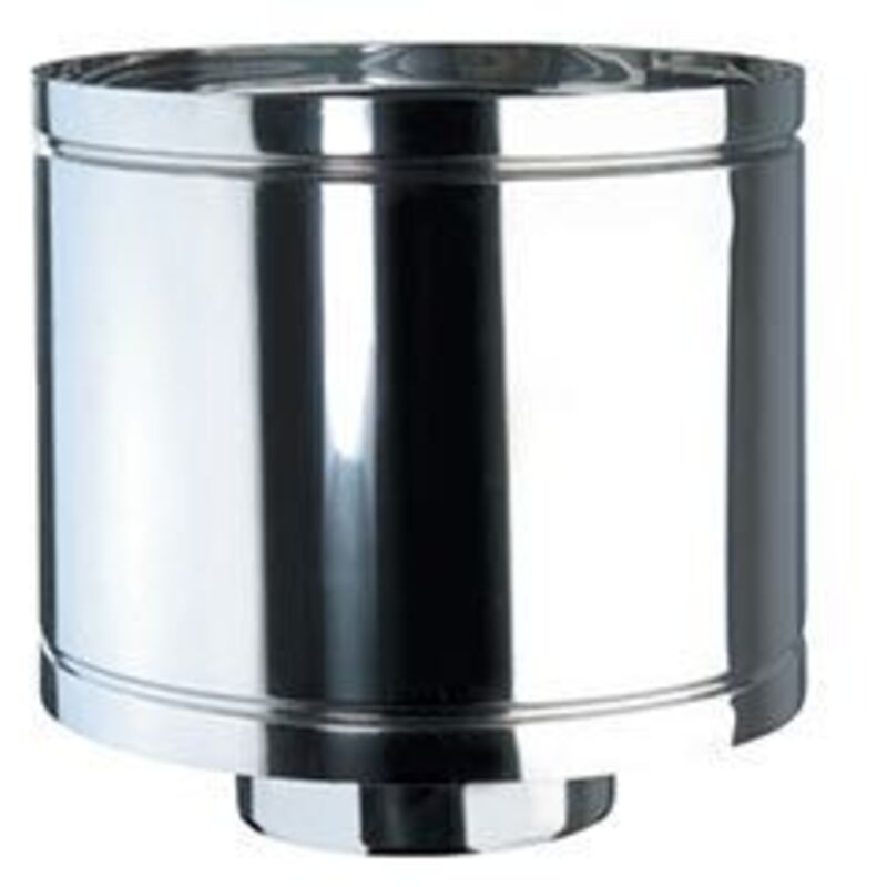 foto del prodotto smmo - comignolo in acciaio per stufe a pellet monoparete 150 mm 150 mm