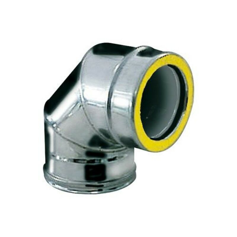 foto del prodotto smmo gomito a 90 coibentato, in acciaio inox 140 190 mm 140 190 mm