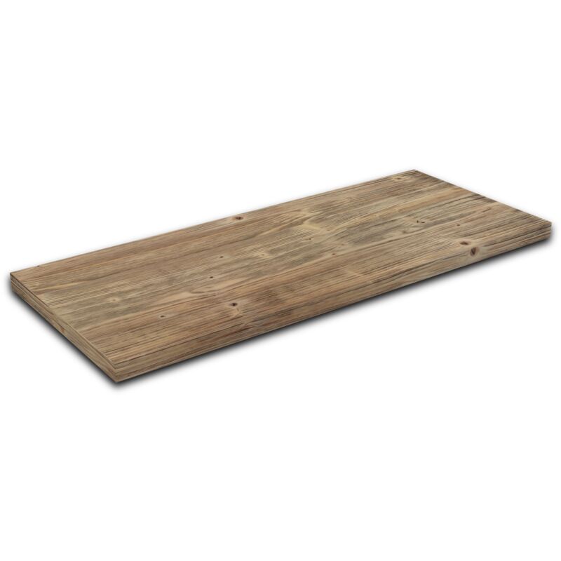 foto del prodotto smmo - mensola per lavabo in abete rustico con misure a scelta personalizzabili fino a 80 cm profondità 36 cm spessore