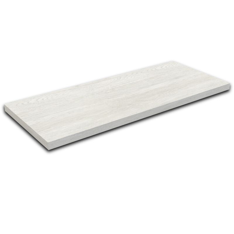 foto del prodotto smmo mensola per lavabo in legno laminato ghiaccio san marco fino a 150 cm profondit 50 cm spessore 3,8 cm