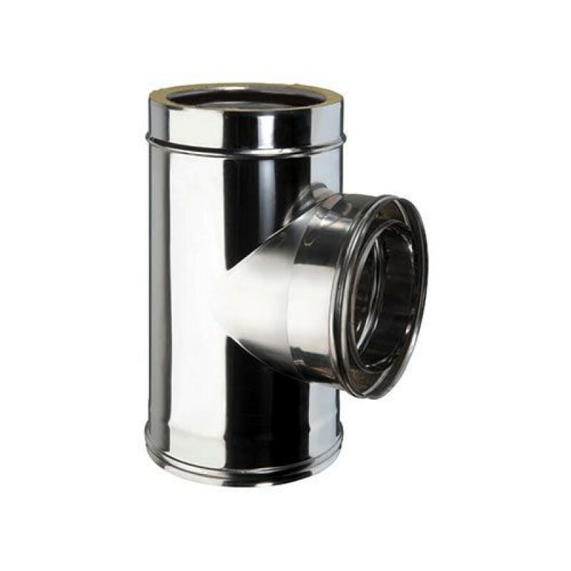 foto del prodotto smmo raccordo a t 90 coibentato in acciaio inox 140 190 mm 140 190 mm