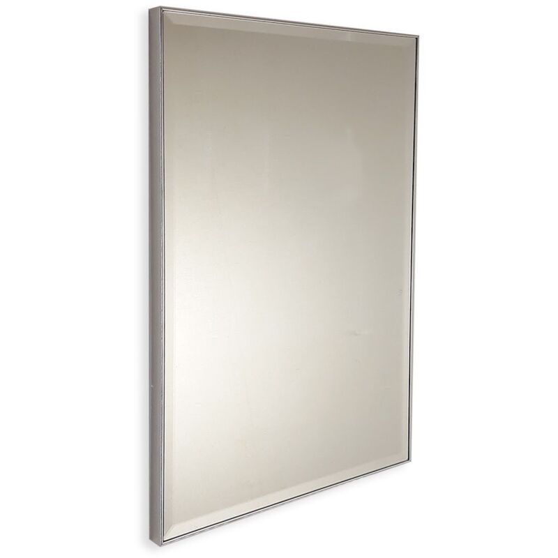foto del prodotto smmo specchio bagno su misura con bordi bisellati e cornice fino a 40 cm fino a 100 cm