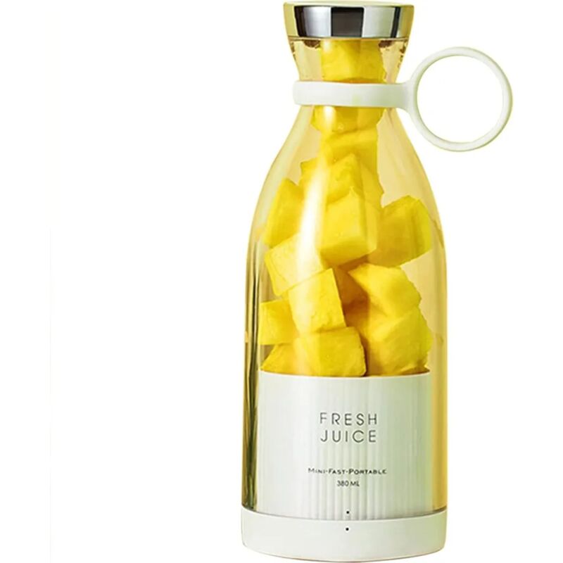 foto del prodotto smoothie maker 350 ml mini frullatore succo fresco piccolo frullatore con usb ricaricabile mini personale ricaricabile succo di frutta frullatore