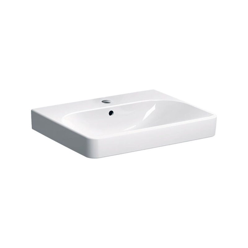 foto del prodotto smyle square lavabo 500229, 60x48cm, avec trou pour geberit