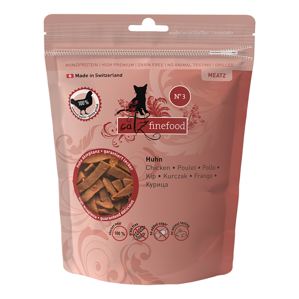 foto del prodotto snack catz finefood meatz pollo 45 g