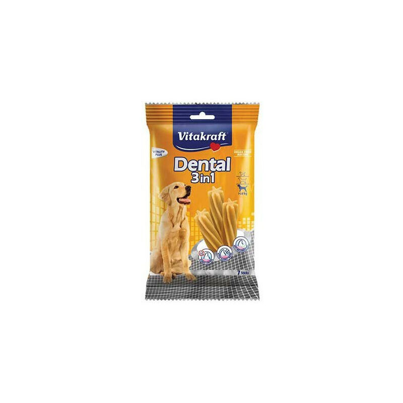 foto del prodotto snack dentali vitakraft 3 en1 per cani medi 180 g