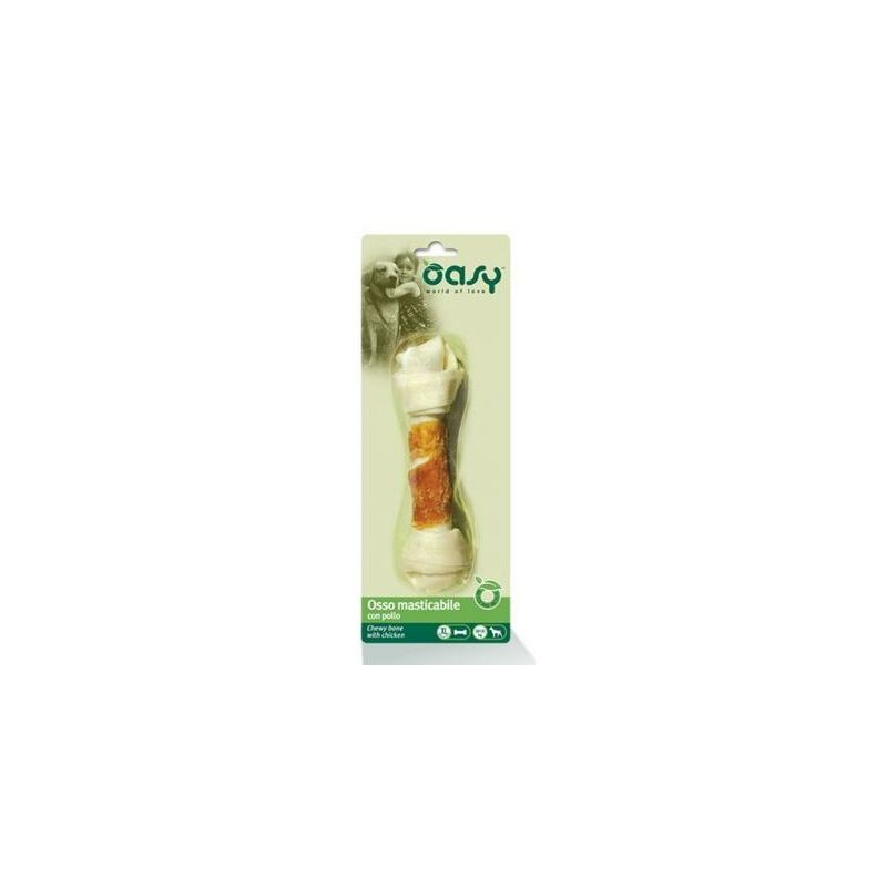 foto del prodotto snack dog osso masticabile pollo tg. xl oasy