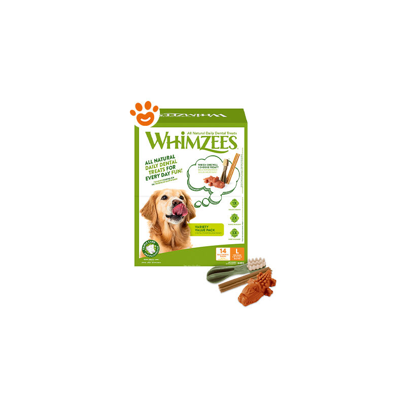 foto del prodotto snack mix taglia l snack mix taglia l confezione da 14 pezzi whimzees